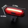 Bicycle Tail Light, USB Charging Super Bright LED Bike Tail Light, Suitable for Any Bicycle, Bicycle Rear Light, ensuring The Best Riding Safety view 4