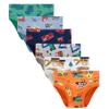 Boboking Little Boys Briefs Dinosaur Truck Toddler Kids Underwear (Pack of 6) 7/8Y view 1