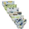 Boboking Little Boys Briefs Green Dinosaur Truck Toddler Kids Underwear (Pack of 6) 6/7Y view 1