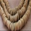 17inch Ivory White Jasper Slab Freeform Spacer Heishiwhite Brown Grey Magnesite Turquoise Beads Charm,Natural Turquoise Necklace (Blue-Green) view 3
