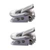 UP100 One Pair Snowboard Binding Parts Ankle Toe Ladder Straps & Ratchet Buckle for Snowboard Shoes White (Small Ratchet Buckle) view 2