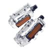 1 Pair Mountain Pedal Metal Platform Flat Pedals for Road Mountain Cycling Road (Silver) view 3
