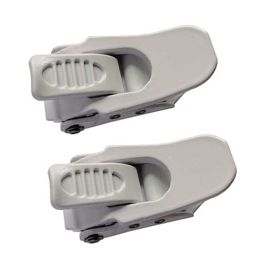 UP100 One Pair Snowboard Binding Parts Ankle Toe Ladder Straps & Ratchet Buckle for Snowboard Shoes White (Big Ratchet Buckle)