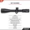 Athlon Optics Ares BTR GEN2 4.5-27x50 Riflescope - APRS5 FFP IR MIL, Black view 3