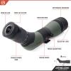 Athlon Optics Argos HD 20-60x85 Spotting Scope - 45 Degree, Green/Black view 2