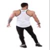 BIG SAM SPORTSWEAR COMPANY Men's Gym Tank Top Bodybuilding, Fitness Workout Y-Back Sleeveless Muscle Cotton T-Shirt (White, L) view 4