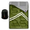 SereneLife Backpacking Sleeping Bag Camping Gear-Double Sleeping Bag For Adults/Teens W/2 Pillows,Bag-Outdoor Lightweight Weather Proof Sleeping Bags For Camping,Backpacking,Hiking-SereneLife SLSBX9 view 1