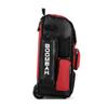 Boombah Rolling Superpack Baseball/Softball Gear Bag - 23-1/2" x 13-1/2" x 9-1/2" - Black/Red - Telescopic Handle - Holds 4 Bats - Wheeled Version view 3