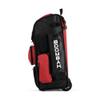 Boombah Rolling Superpack Baseball/Softball Gear Bag - 23-1/2" x 13-1/2" x 9-1/2" - Black/Red - Telescopic Handle - Holds 4 Bats - Wheeled Version view 4