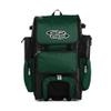 Boombah Rolling Superpack Baseball/Softball Gear Bag - 23-1/2" x 13-1/2" x 9-1/2" - Black/Dark Green - Telescopic Handle - Holds 4 Bats - Wheeled Version view 1