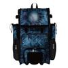 Boombah Rolling Superpack 2.0 Baseball/Softball Gear Bag - 23-1/2" x 13-1/2" x 9-1/2" - Frozen Black/White - Telescopic Handle - Holds 4 Bats - Wheeled Version view 1