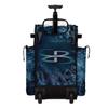Boombah Rolling Superpack 2.0 Baseball/Softball Gear Bag - 23-1/2" x 13-1/2" x 9-1/2" - Frozen Black/White - Telescopic Handle - Holds 4 Bats - Wheeled Version view 2