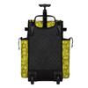 Boombah Rolling Superpack 2.0 Baseball/Softball Gear Bag - 23-1/2" x 13-1/2" x 9-1/2" - Softball Black/Optic Yellow/Red - Telescopic Handle - Holds 4 Bats - Wheeled Version view 2