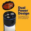 LUXPRO Rechargeable Dual-Power 940 Lumen LED Lantern with Diffused Lens for Up to 155 Hours of Use - Camping Lantern with Built-in Power Bank - Dimmable LED Light with IPX4 Water-Resistant Rating view 3