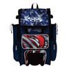 Boombah Rolling Superpack 2.0 Baseball/Softball Gear Bag - 23-1/2" x 13-1/2" x 9-1/2" - USA Wave Navy/Red/White - Telescopic Handle - Holds 4 Bats - Wheeled Version view 1