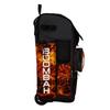 Boombah Rolling Superpack 2.0 Baseball/Softball Gear Bag - 23-1/2" x 13-1/2" x 9-1/2" - Baseball Fire Ball Black/Orange/White - Telescopic Handle - Holds 4 Bats - Wheeled Version view 4