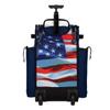 Boombah Rolling Superpack 2.0 Baseball/Softball Gear Bag - 23-1/2" x 13-1/2" x 9-1/2" - USA Breakout Navy/White/Red - Telescopic Handle - Holds 4 Bats - Wheeled Version view 2