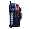 Boombah Rolling Superpack 2.0 Baseball/Softball Gear Bag - 23-1/2" x 13-1/2" x 9-1/2" - USA Breakout Navy/White/Red - Telescopic Handle - Holds 4 Bats - Wheeled Version view 4
