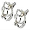Alta Bicycle Twisted Lowrider Flat 1/2" Round Cage Bike Pedals, Multiple Colors (Chrome) view 1