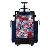 Boombah Rolling Superpack 2.0 Baseball/Softball Gear Bag - 23-1/2" x 13-1/2" x 9-1/2" - USA Liberty Navy/White/Red - Telescopic Handle - Holds 4 Bats - Wheeled Version view 2
