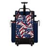 Boombah Rolling Superpack 2.0 Baseball/Softball Gear Bag - 23-1/2" x 13-1/2" x 9-1/2" - USA Independence Navy/Red/White - Telescopic Handle - Holds 4 Bats - Wheeled Version view 2