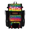 Boombah Rolling Superpack 2.0 Baseball/Softball Gear Bag - 23-1/2" x 13-1/2" x 9-1/2" - Lava Multi - Telescopic Handle - Holds 4 Bats - Wheeled Version view 1