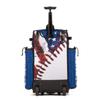 Boombah Rolling Superpack 2.0 Baseball/Softball Gear Bag - 23-1/2" x 13-1/2" x 9-1/2" - USA Baseball Royal/Red/White - Telescopic Handle - Holds 4 Bats - Wheeled Version view 2