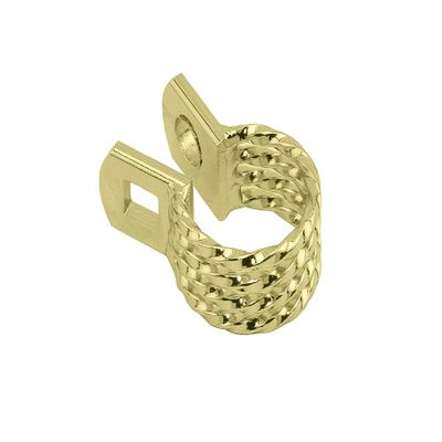Alta Bicycle Lowrider Twisted Seatpost Clamp Bike, Multiple Sizes & Colors (Gold, 25.4mm)