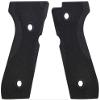 LOK Grips Beretta 92 Thin Full Checkered G10 Grips Solid Black view 1