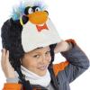 crazeeHeads Plush Animal Girls and Boys Helmet Covers, Bike Ski Winter Snow, Panda, Pig, Unicorn, Snow Leopard, Zebra, Alligator, Raccoon, Penguin (Edwin The Penguin) view 2