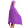 Flow Quick Dry Swim Towel with Hood - Microfiber Hooded Towel for Competitive Swimming and Other Water Sports (Purple) view 2
