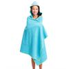 Flow Quick Dry Swim Towel with Hood - Microfiber Hooded Towel for Competitive Swimming and Other Water Sports (Blue) view 2