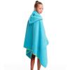 Flow Quick Dry Swim Towel with Hood - Microfiber Hooded Towel for Competitive Swimming and Other Water Sports (Blue) view 3