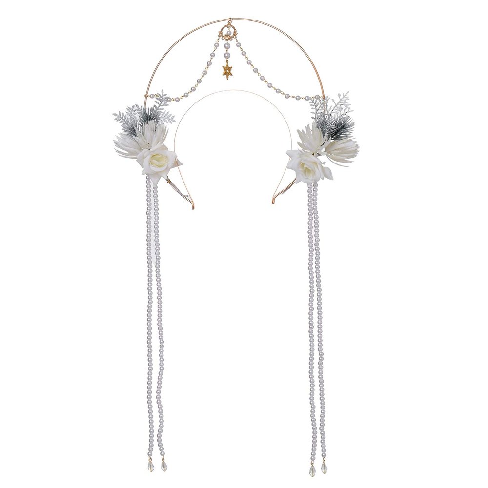 BLESSUME Halo Crown Mary Goddess Headband Women's Halloween Costume Goddess Headpiece (Style 3)