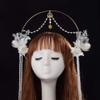 BLESSUME Halo Crown Mary Goddess Headband Women's Halloween Costume Goddess Headpiece (Style 3) view 2
