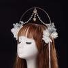 BLESSUME Halo Crown Mary Goddess Headband Women's Halloween Costume Goddess Headpiece (Style 3) view 4