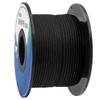 emma kites Black 0.8mm UHMWPE Micro Cord Rope Whipping Twine Durable Repair Cord Thread for Heavy Duty Canvas Tarps Bags Emergency Line for Backpacking Survival 100Ft 220Lb view 1