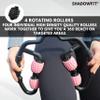 Shadowfit Muscle Roller, Trigger Point Foam Roller for Calves, Legs, Arms, Shin Splints, Massage Roller Tool to Relieve Soreness, Stiffness, and Tight Muscles, Cellulite and Deep Tissue Massaging view 3