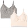 MaidenformGirlsSeamless Ruched Crop BraPearl/Heather GraySmall view 1