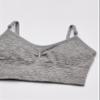 MaidenformGirlsSeamless Ruched Crop BraPearl/Heather GraySmall view 2