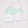 Maidenform girls Comfort Brami Bralette, 2 Pack Training Bra, Bleached Aqua/White, X-Large US view 4