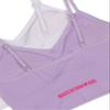 MaidenformGirlsSeamless Ruched Crop BraDelta Lavender / WhiteSmall view 2