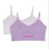 MaidenformGirlsSeamless Ruched Crop BraDelta Lavender / WhiteSmall view 3