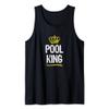 Pool King Men Boys Billiard Player Funny Tank Top view 1