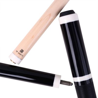 AB Earth Heavy 3-Piece Jump Break Cue 19oz/20oz/21oz/23oz/25oz/28oz (Black, 25oz)