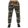 ZODLLS Women's Camo Pants Cargo Trousers Cool Camouflage Pants Elastic Waist Casual Multi Jogger Pants with Pocket Green-XXL view 1
