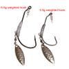 10pcs/Pack Weighted Hook with Twist Lock Spin Superline Spring Hook Swim Bait Fishing Hook with Twistlock Pin 3.5g 6.5g (10pcs-6.5g) view 3