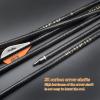 Obert 12Pcs 3K Carbon Arrows 31 Inch Archery Arrows 300 Spine with Arrow Tube for Recurve Bow/Compound Bow Hunting Practice view 4
