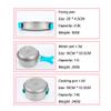 ASTA GEAR Outdoor Pure Titanium Pot Set Tableware Outdoor Camping Cooker Set Camping Portable Picnic Cooker Light Outdoor equipm (Titanium Pot 1.6L) view 2