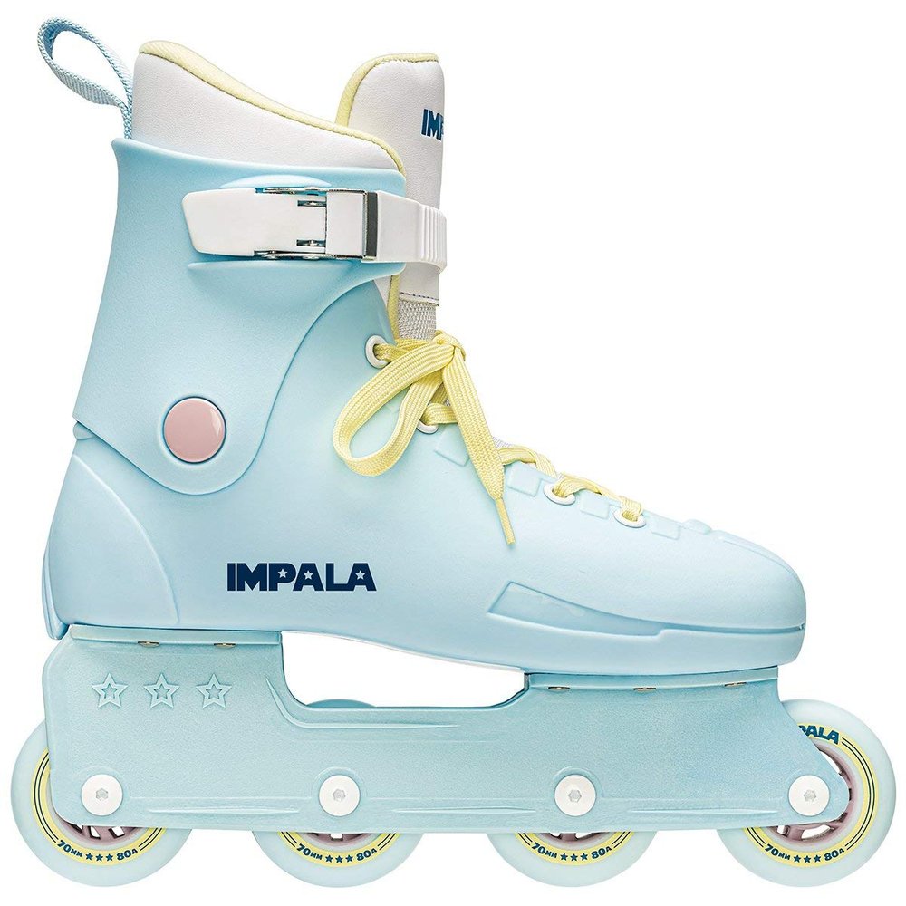 Impala Lightspeed Inline Skate - Sky Blue/Yellow (Women's Size 6)